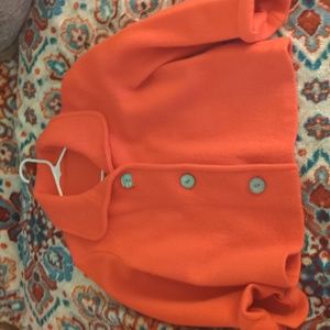 3/4 sleeve peacoat Red/ Orange
